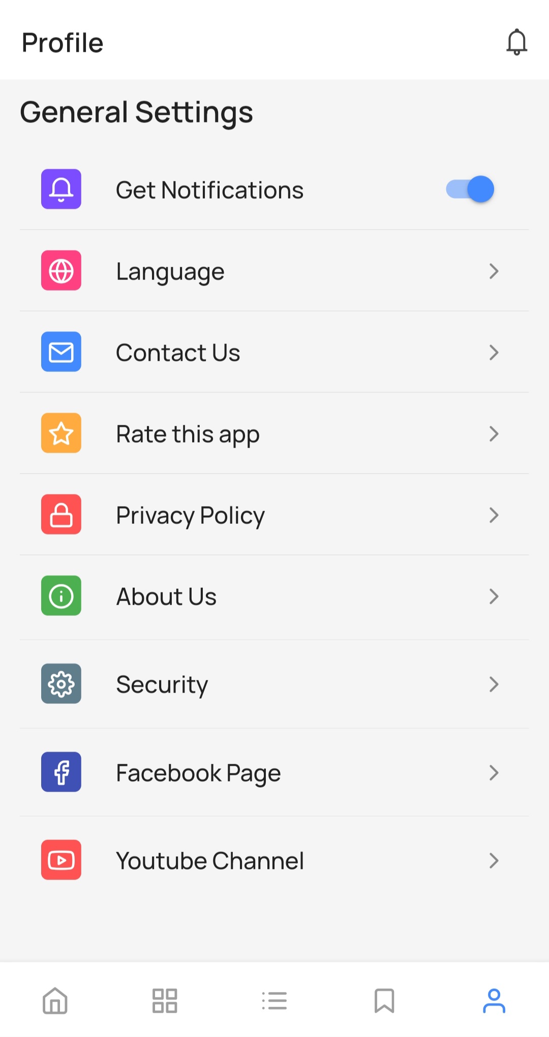 Notifications Screenshot