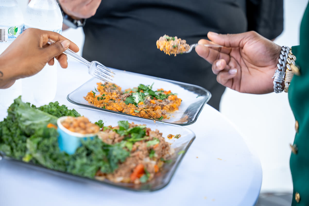 A plate of the real thing
