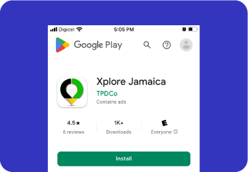 Visit mobile app store