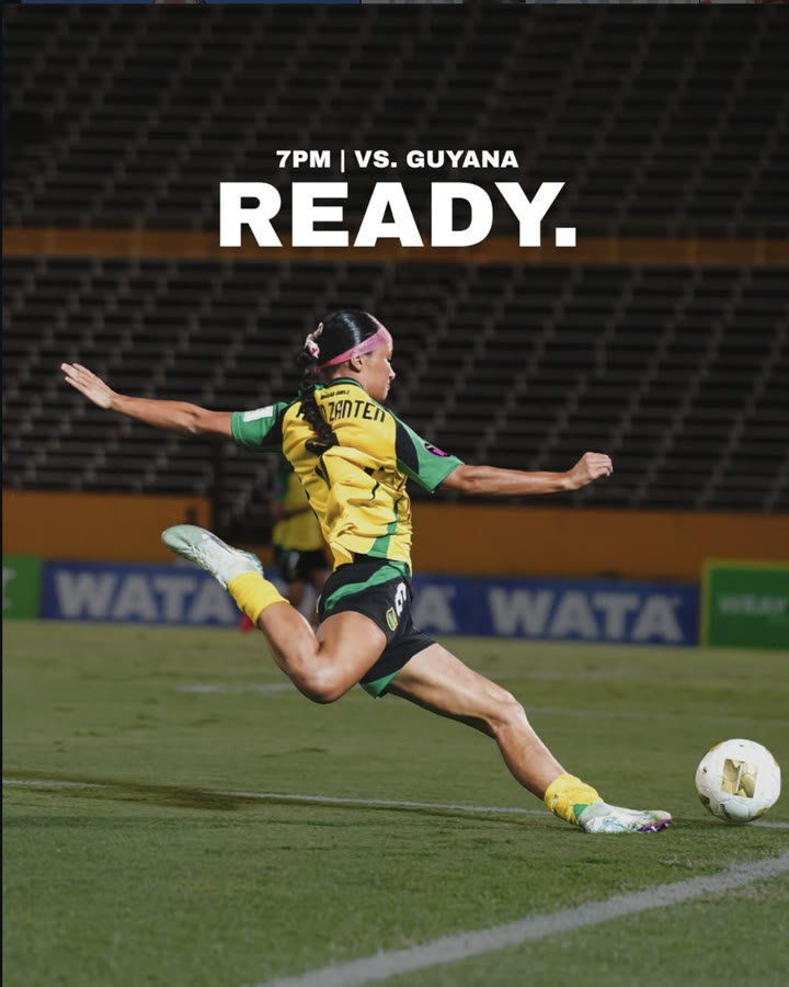 Federation Ready graphic before the Guyana match