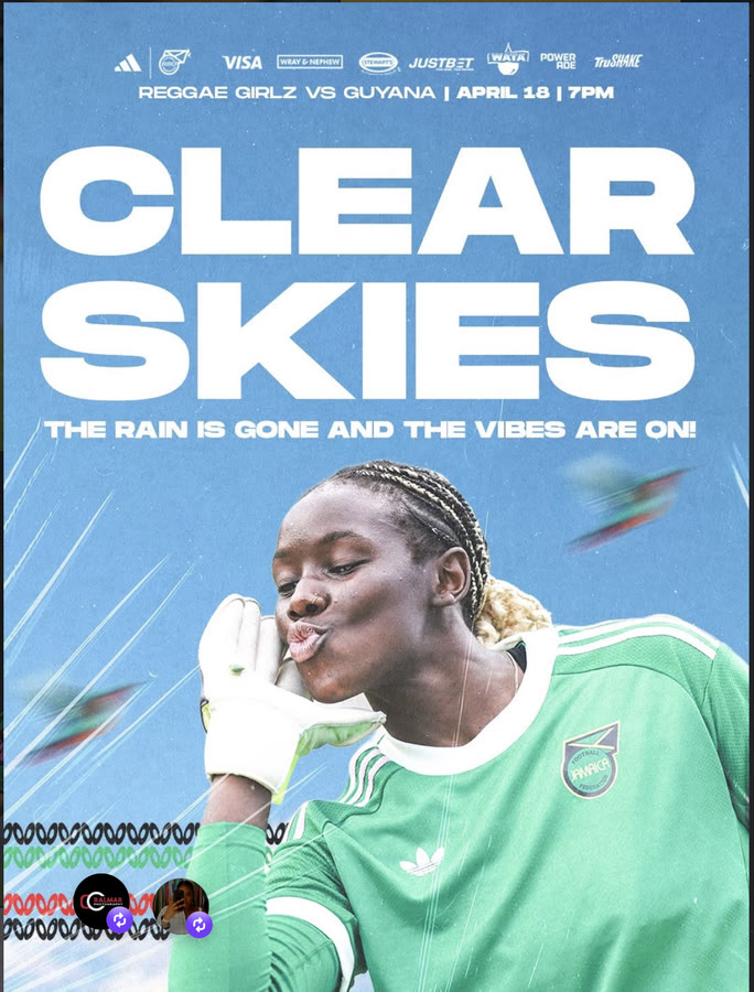 Federation Clear Skies graphic featuring the goalkeeper