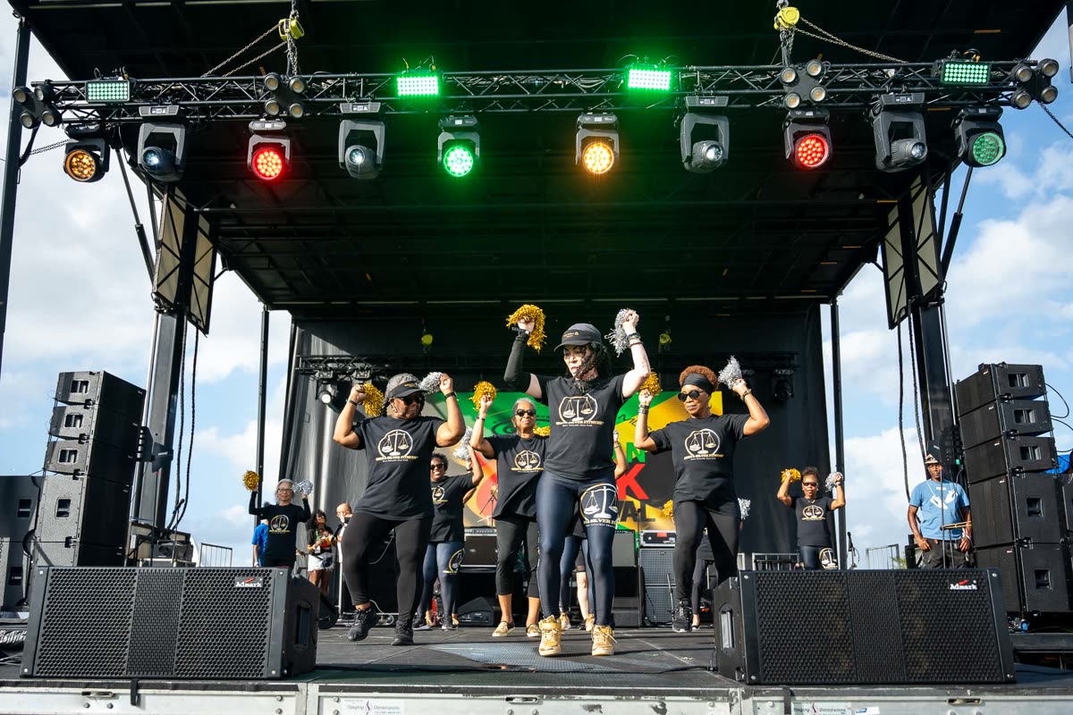 Live on the main stage