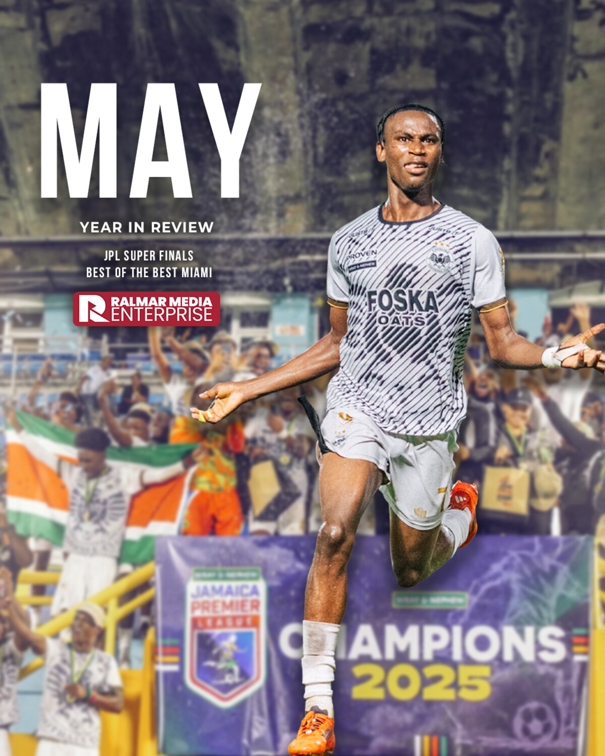May Year in Review cover — champions celebration