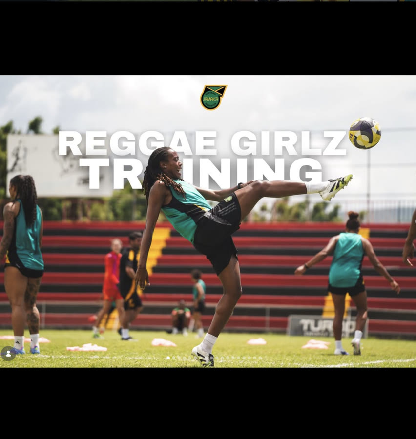 Federation Reggae Girlz Training graphic