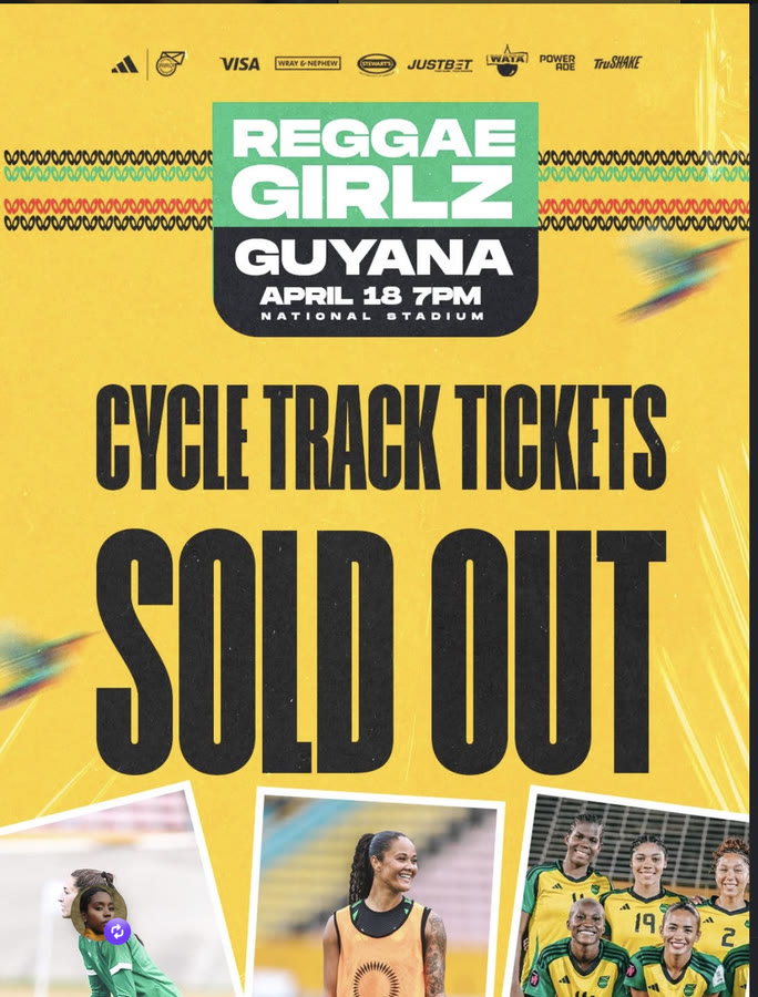 Federation graphic announcing Cycle Track tickets sold out