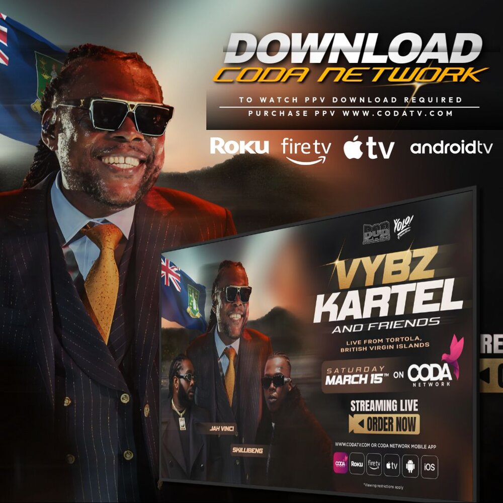 Download CODA Network app creative for the live broadcast