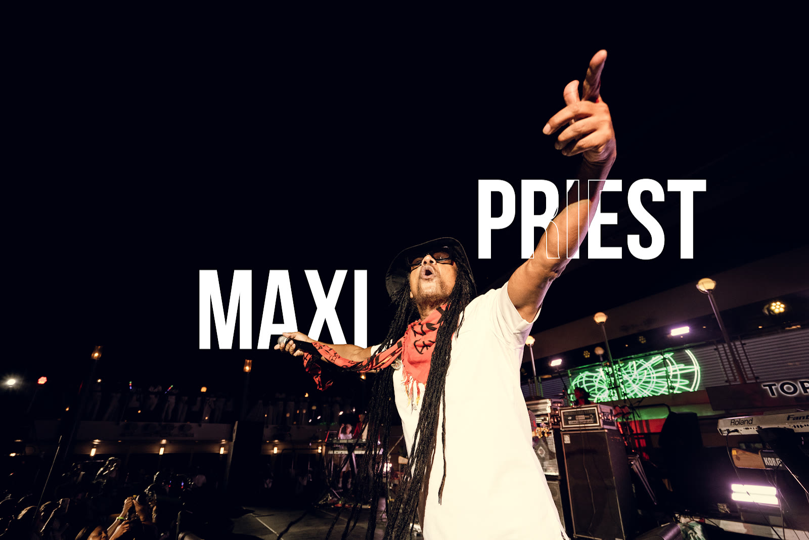 The Maxi Priest artist graphic built on the same photograph