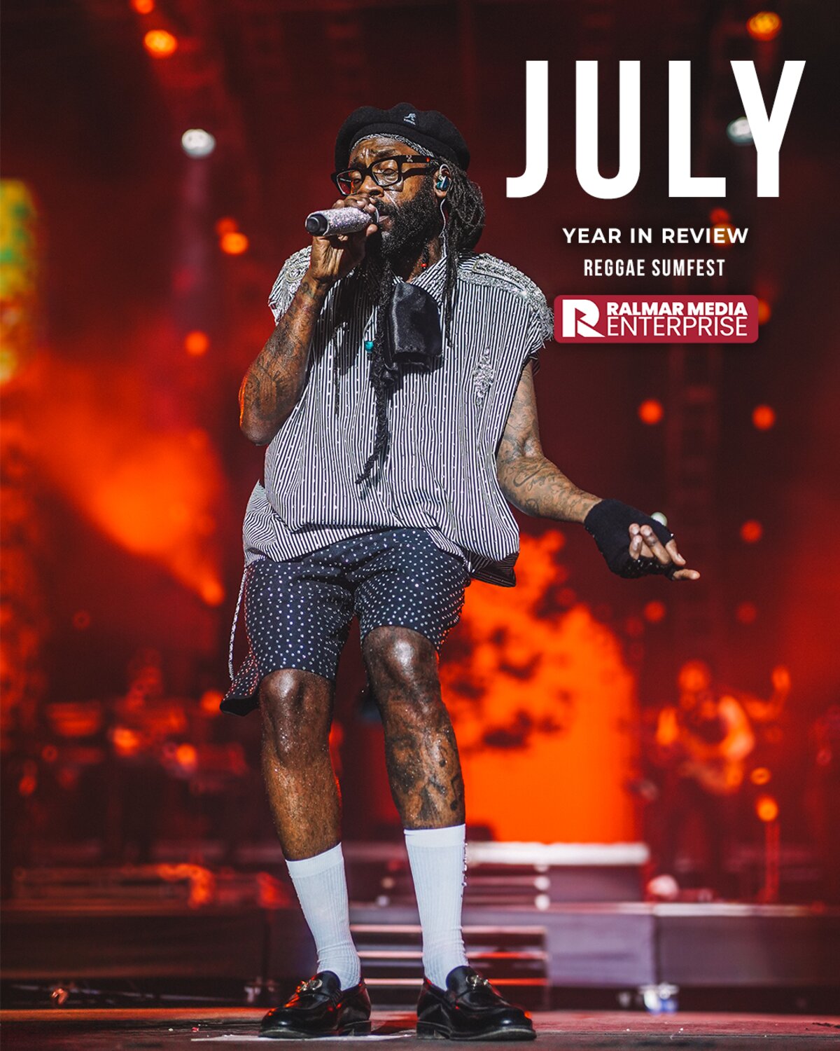 July Year in Review cover — Reggae Sumfest performance