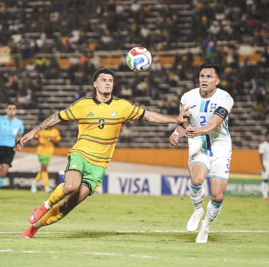 Wrexham AFC post featuring a Ralmar photograph from the Honduras match