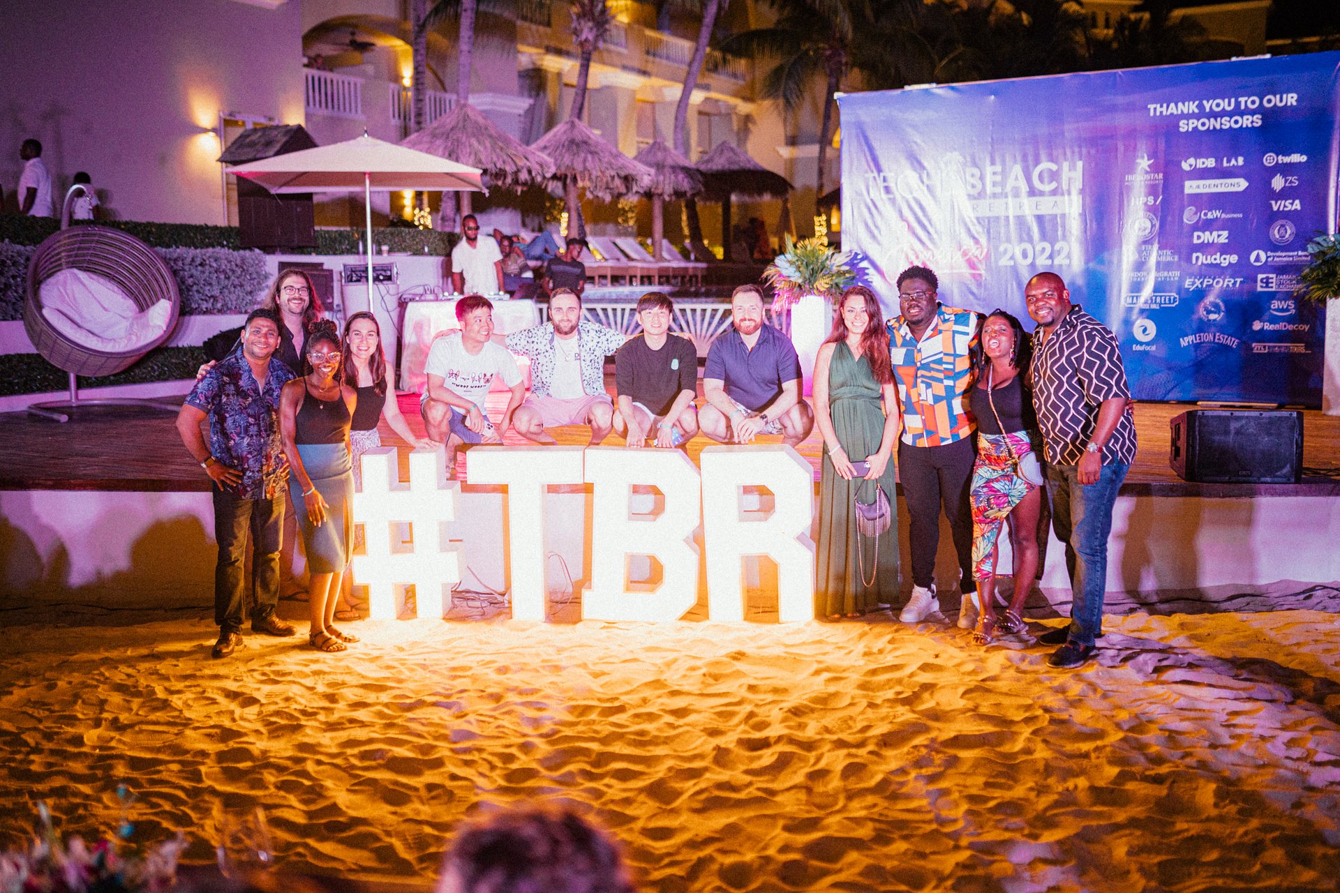 A panel conversation at TechBeach Retreat