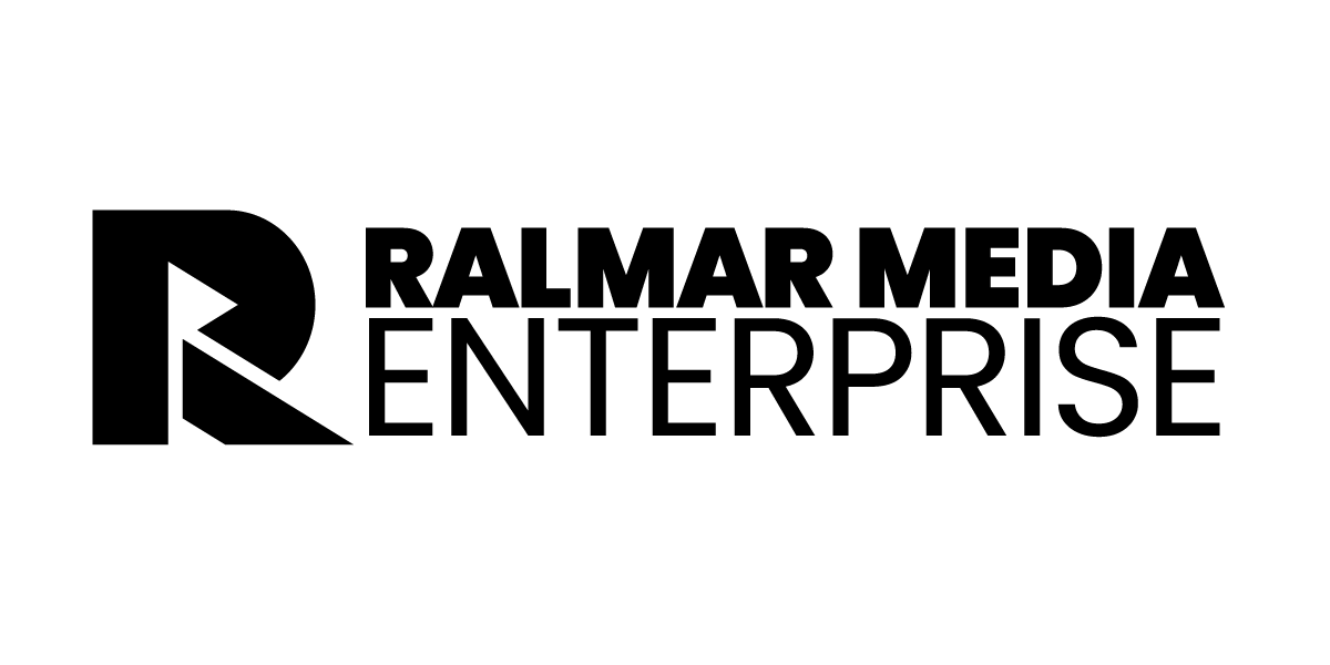 Ralmar black alternate logo on light