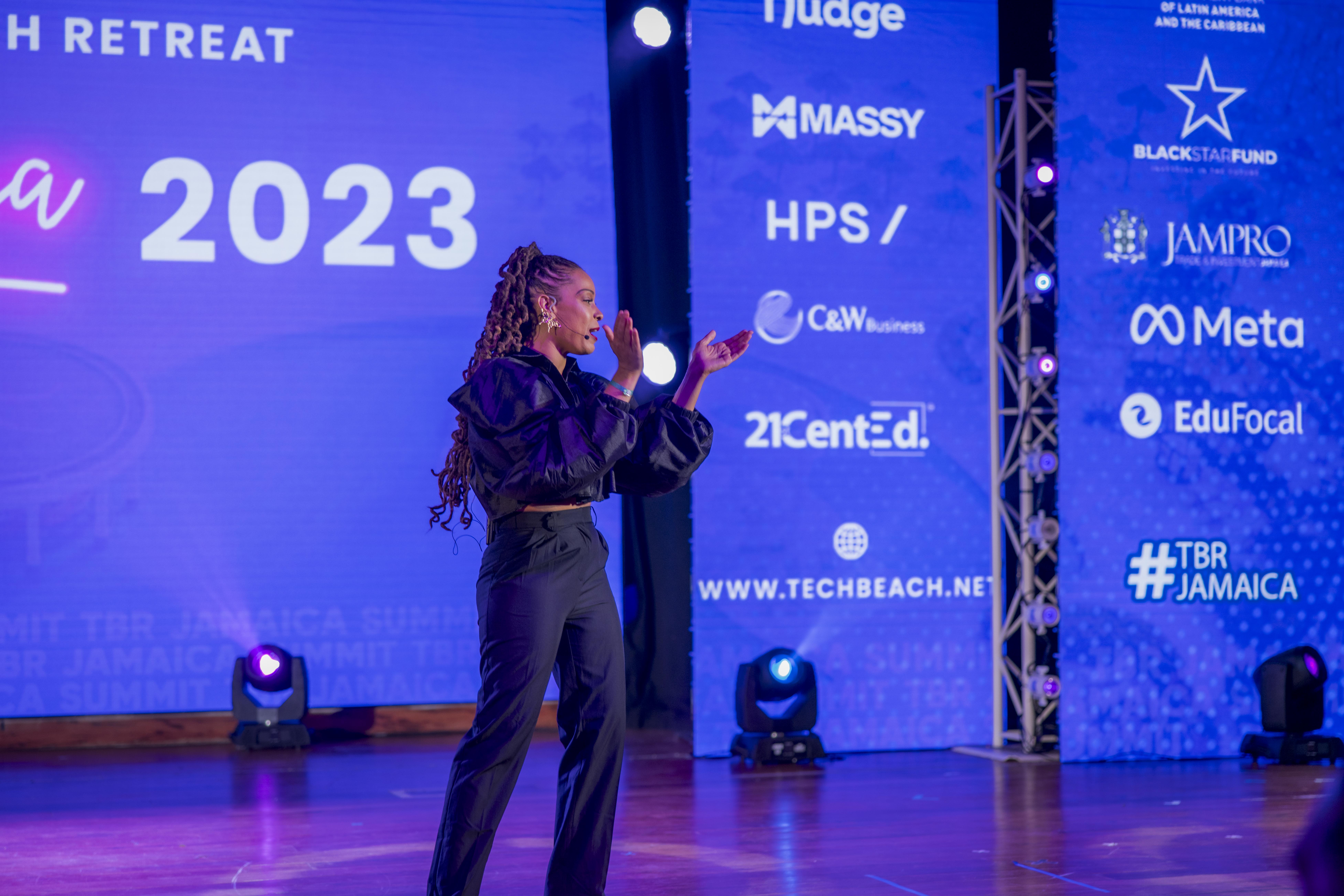 A moment from a past TechBeach Retreat