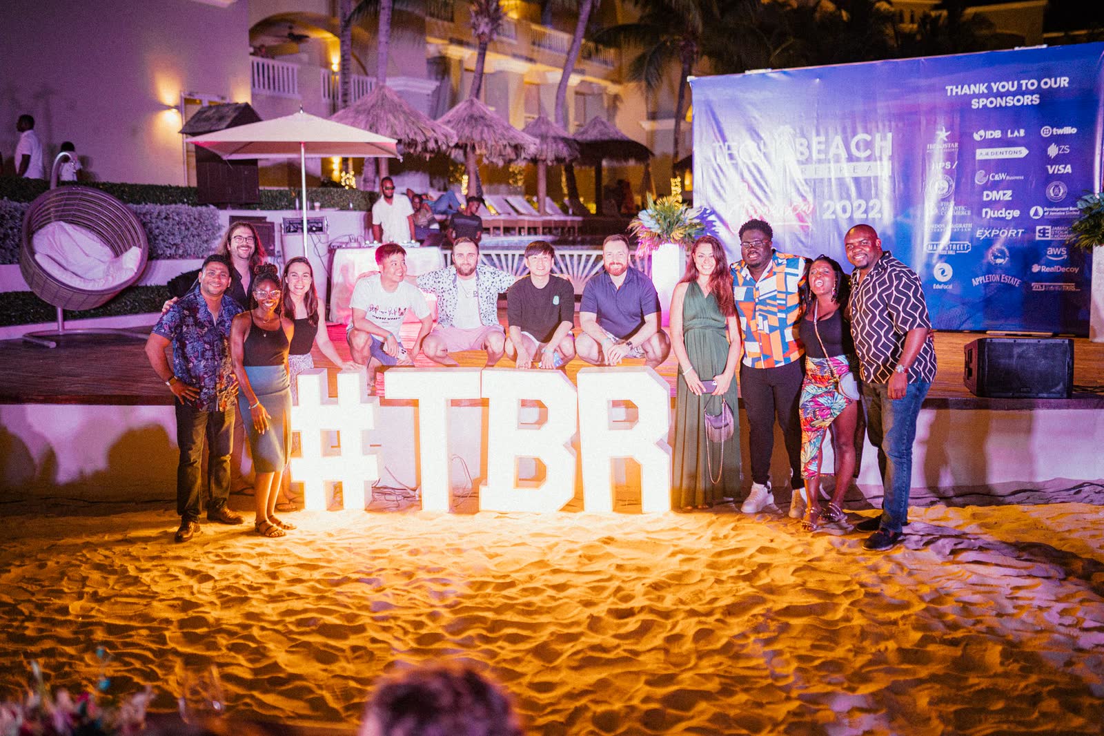 A panel conversation at TechBeach Retreat