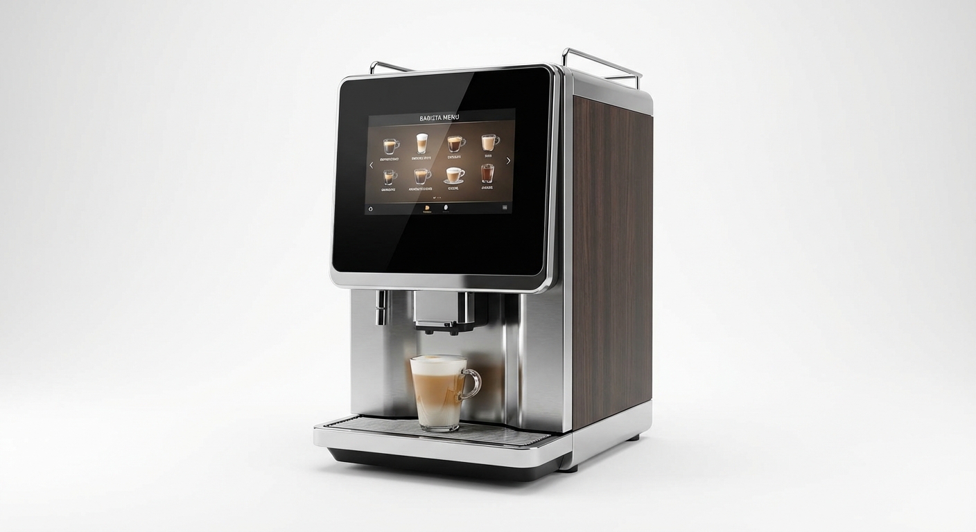 Commercial coffee vending machine