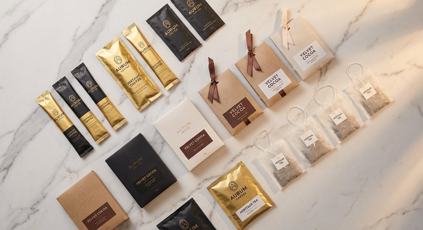 Premium coffee and beverage selection